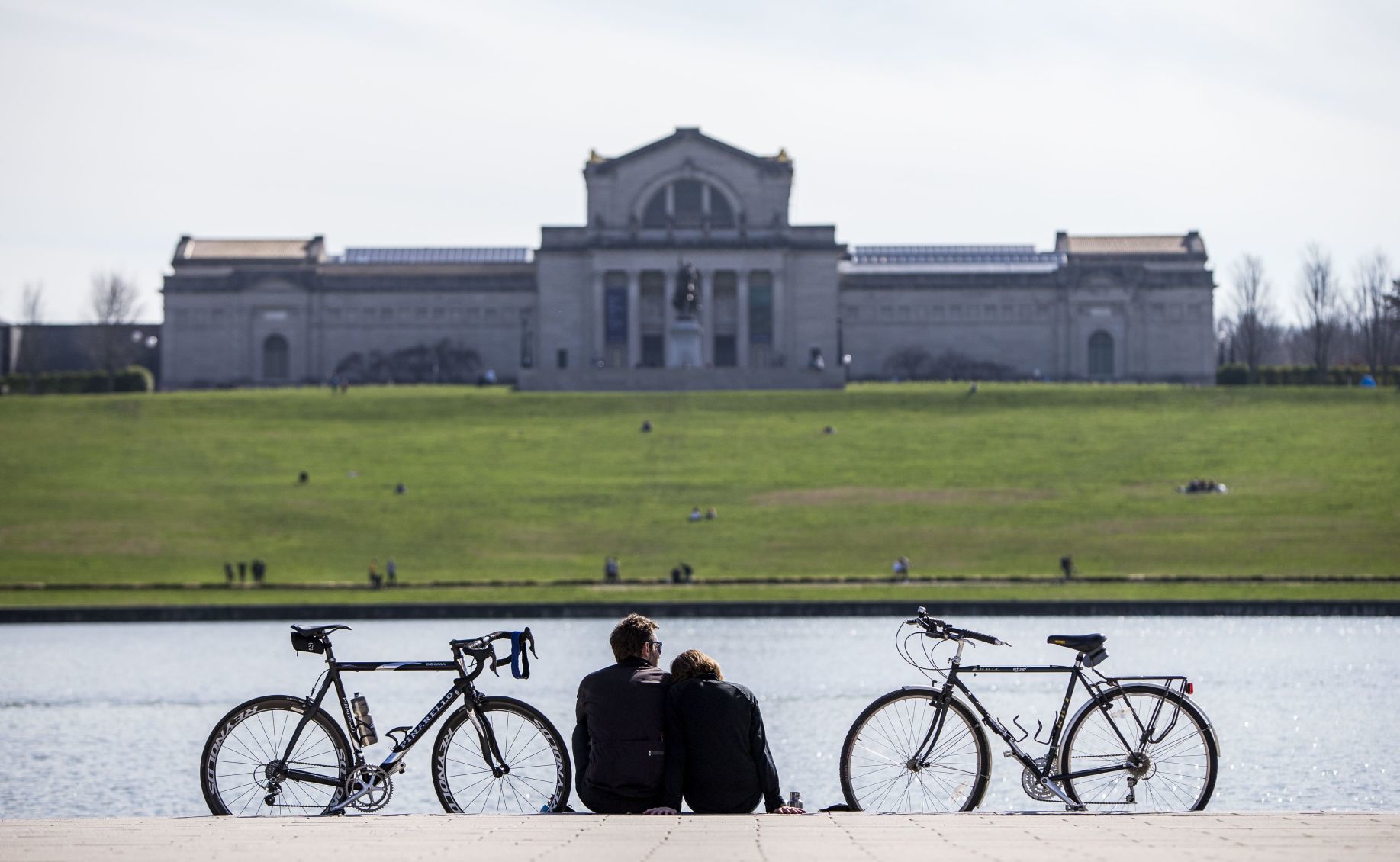 Stay-at-home mandates appear to fill area parks